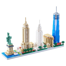 YaJie New York Skyline Micro Mini Blocks Building Set Collection Model Kit - Detailed City Architecture Toy for Adults & Kids 14+(3452 Pcs)
