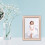 Lawrence Frames Polished Enamel Picture Frame 5x7 Pink 3