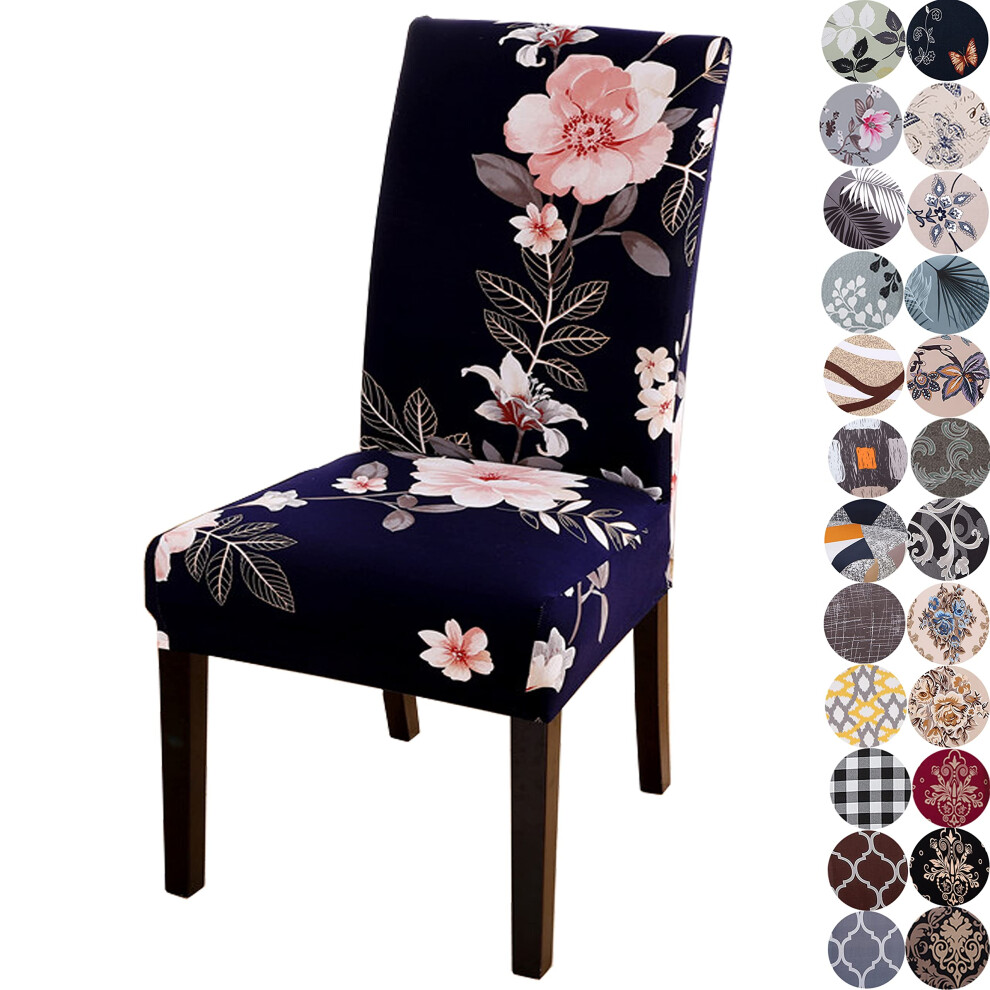 Lalluxy Rekbare Parson Stoelhoezen Voor Eetkamerstoelhoezen Stoelbeschermers Voor Feestbeesten Bescherming Universele Pasvorm Zacht Polyester (Set Van-image