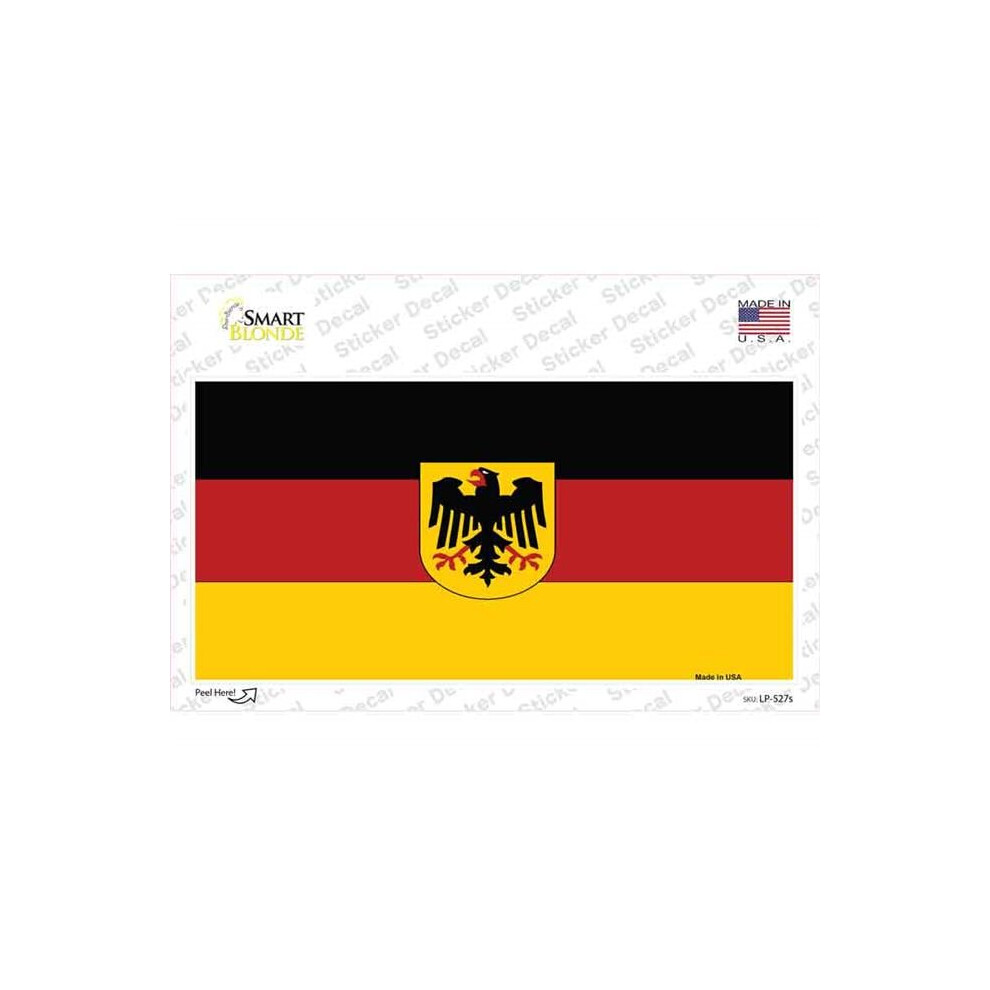 Smart Blonde Lp-527S-M Germany State Flag Novelty Sticker Decal - Medium 792636322624