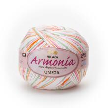 ARMONIA [100 g] de Omega - Hilo fino 100 % algod   n mercerizado | Ideal para crochet y punto - Color: 35 - Oto   o 2012