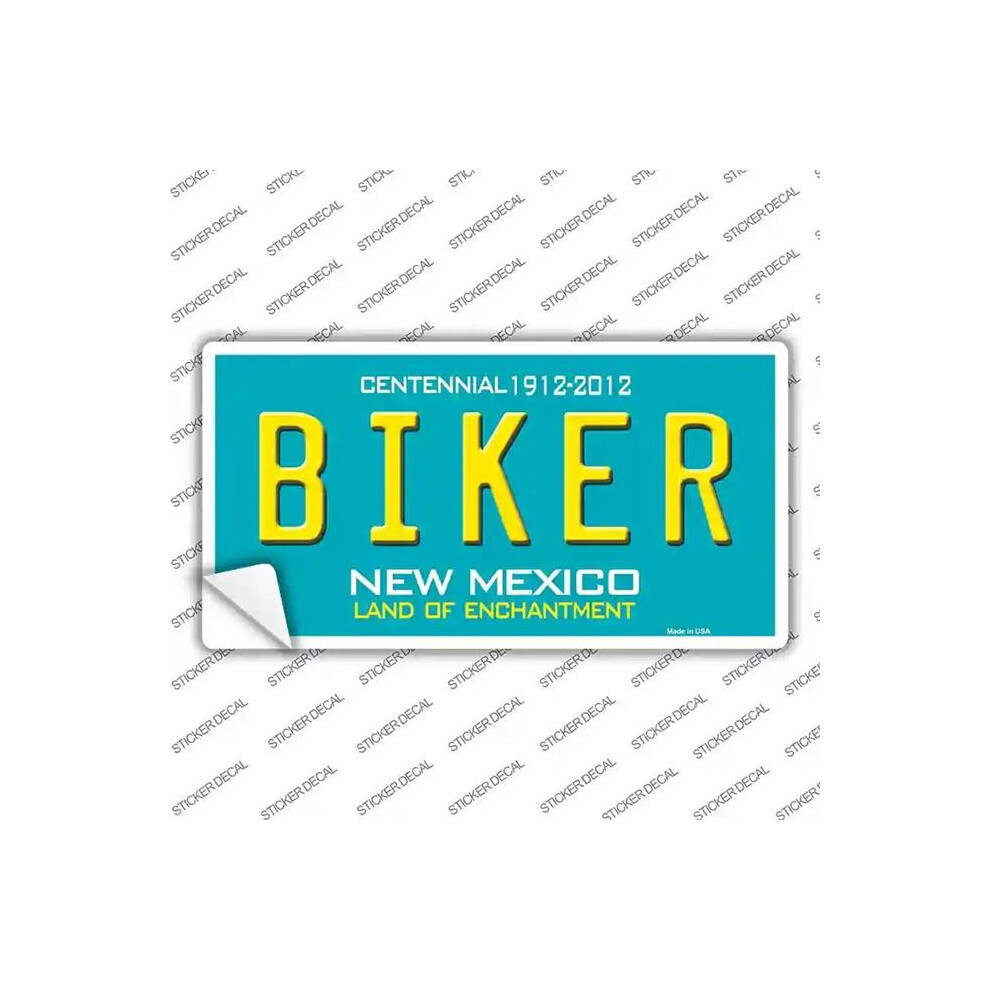 Smart Blonde Lp-6689S-S Biker Mexico Novelty Sticker Decal - Small 792636324055
