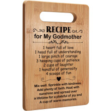 Populaire Moederdagcadeaus voor Godmother Godmother Snijplank Leuke Godmother Cadeaus van Petekind Godmom Cadeau voor Moederdag Verjaardag