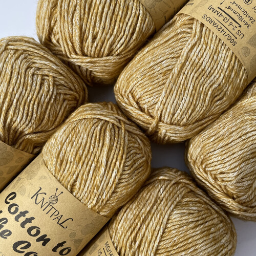 Κλωστές Πλέξιμο & Βελονάκι Cotton to The Core, Μαλακές για Μωρά, 6 κουβάρια, 852 μέτρα