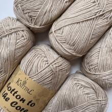 Algodn al ncleo de hilo de punto y crochet suave para bebs (patrones libres) 6 madejas 852 yardas/300 gramos de lava de calibre de peinadero 3 lav