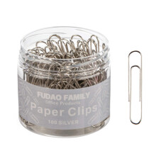 Jumbo sponky na papier 2 palce, 100 ks velk ch sponiek na papier (Jumbo strieborn )