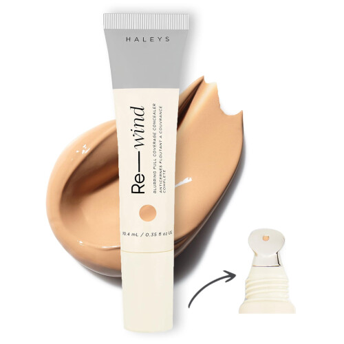HALEYS Re-wind Blurring Full Coverage Concealer, Κρέμα, Μεσαίο Σκούρο - Ουδέτερο, 1 oz