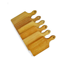 Woodla Mini Snijplankjes Set van 6 (Beukenhout, 5.9x2.75) voor Feestjes