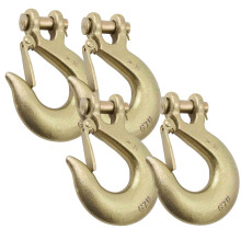 Produits Mytee (4 pack G70 1/2 """" Clevis Slip Crochet avec verrouillage - 11 300 lbs WLL HEURD DUTY 70 GRADE DE SCURIT