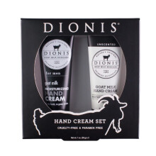 Conjunto de Crema para Mãos Dionis Goat Milk para Homens - Sem Fragrância & Com Fragrância - Alívio para Mãos Secas