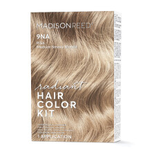 Madison Reed Radiant Hair Colour Kit Medium Smoky Blonde voor 100% grijsdekking Ammoniakvrij 9NA Pisa Blonde permanente haarverf, 1 verpakking