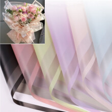 OUKEYI 30 Stck/6 Farben Goldrand, wasserdichtes Blumen-Geschenkpapier, Floristen-Blumenstrau-Zubehr, DIY-Handwerk, Geschenkverpackung oder Geschen
