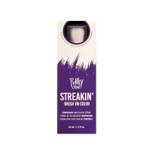 Punky Colour Streakin' Brush on Color Orchid Temporary Hair Color Creme Instant DIY Hairstyle Vibrant Soft Hold Men Women Kids Easy-Squeez