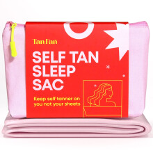 Tan Fan Self Tan Sleep Sac - Keep Sheets Clean from Self Tanner Stains - 100% Cool Silky Lightweight Poly - Wont Transfer Rub or Absorb Tanning Lotion
