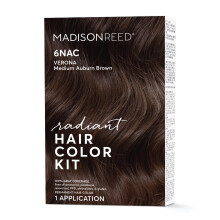Madison Reed Radiant hajfestk kszlet kzepes csokoldbarna a 100%-os szrke fedsrt, ammniamentes 6NAC Verona Brown tarts hajfestk 1 db-os cso