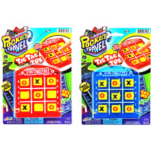 JA-RU Draagbare Tic Tac Toe (2-pack) Klassieke minibordspellen voor kinderen. Zakformaat reizen. Bulk verjaardagsfeestje gunst kous Stuffer. 3256-2s