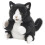 Folkmanis Tuxedo Kitten Handpop Zwart; Wit 1