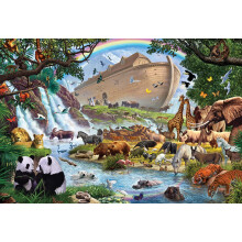 Vermont Christmas Company Puzzle Arche Noah, 100 Teile, groe Teile, perfekt fr Kinder und Senioren