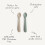 mushie Silicone Baby Feeding Spoons | 2 Pack (Tradewinds) 5