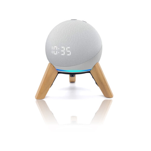 Πραγματική Ξύλινη Βάση για Echo Dot(4ης, 5ης γενιάς), Συμβατή με Smart Speaker