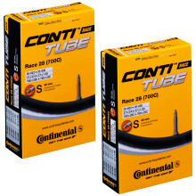 Continental Race 28 700x20-25c cykel indvendige slanger - 42 mm lang Presta ventil - 2 stk.