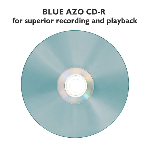 Optical Quantum Blue AZO CD-R 700MB 52X Ασημί Δίσκοι 100pk για Μουσική, Δεδομένα, Βίντεο 2