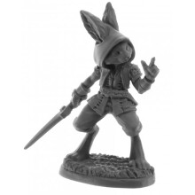Reaper Rask Mand Harefolk Miniature Figur 25mm Heroic Scale Bones USA Miniatures