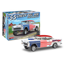 Revell 14519 1955 Chevrolet Bel Air Street Machine 2N1 1:24 92dln sada na stavbu modelu auta rovne 4 v mertku 4