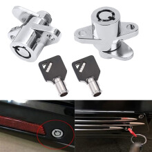 2 avaimen kovat satulalaukun lukot sopivat Harley Davidson Touring Electra Street Glide Road King Glide 1993-2013
