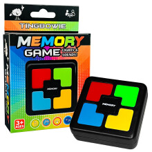 tingbowie Leucht-Memory-Spiel, tragbares elektronisches Spielzeug, Farbe auswendig lernen, klassische Brettspiele, Quizspiel mit Lichtern und Geräusc