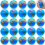 24 PCs Globe Squeeze Bolas 1