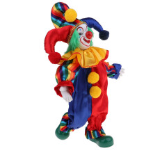 Maxyoung Boneco de Palhaço de Porcelana de 14 Polegadas, Brinquedo Pintado à Mão, Presente de Natal Halloween Aniversário