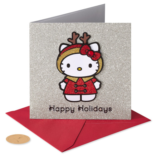 Κάρτα Χριστουγέννων Papyrus Hello Kitty (Ευχές για τα Χριστούγεννα) 2