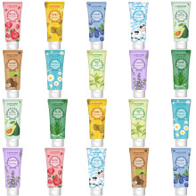 20 Pack Mini Body Lotion Geschenkmasse fr trockene Haut Reisegre kleine Krpercreme mit Shea Butter Naturduft Feuchtigkeitsfeuchtigkeitslotion