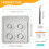 hobbyworker Bead Board Bracelet Sizer Tool with 4 Grooves for Jewelry Making 3