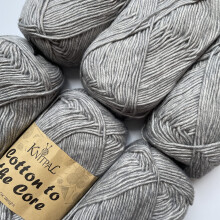 Hilo de punto y crochet Cotton to The Core, suave para beb   s (patrones gratuitos), 6 madejas, 852 yardas/300 gramos, lana ligera, calibre 3, lava