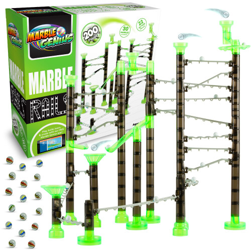 Σετ αρχαρίων Marble Genius Marble Rails, 200 τεμάχια, Marble Run για παιδιά 8+
