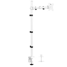 VIVO Extra Tall Single Monitor Desk Mount Stand 39 inch Pole Features Full Adjustability - Tilt and Articulation Holds 13 to 32 inch Screens up to
