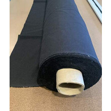Schwarzer Musselinstoff/Textil aus 100 % Baumwolle Drapierstoff (60 Zoll breit)