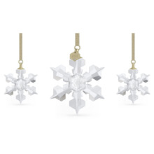 Swarovski Edicin anual de adornos de copos de nieve Cristales de Swarovski blancos parte de la coleccin de edicin anual de Swarovski