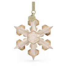 Swarovski Edicin Anual Ornamento de Snowflake Tone Gold-Tone Swarovski Crystals parte de la coleccin de edicin anual de Swarovski