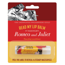 Balsamo per labbra Read My Lips - Testo completo della scena del balcone di Romeo e Giulietta sotto etichetta Aromatizzato alla pera - Prodotto c