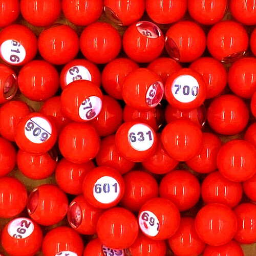 Tapp Collections Raffle Balls nummers?t (601-700)
