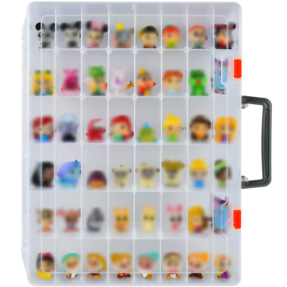 Vitrine Compatible Avec Les Mini-Figurines De Collection Disney Doorables Et Pour Mga Entertainment Miniverse. Bo Te De Rangement Pour Jouets Pou-image