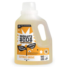 Molly's Suds Fl?ssigwaschmittel | Saubere Waschseife f?r empfindliche Haut | 2x konzentrierte Hocheffizienz (HE) | Citrus Grove ? 100 Waschladungen