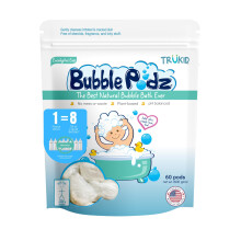 TruKid Bubble Podz Bagnoschiuma per Neonati e Bambini Bomba da Bagno Delicata e Rinfrescante per Pelle Sensibile pH Balance 7 per Sensibilit    deg
