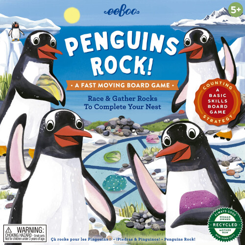 eeBoo Penguins Rock Bordspel 1 EA 2