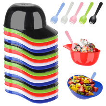 24 Stuck Baseballhelm-Eisbecher, 227 g, Baseball-Partyzubeh   r, Helm-Snackschale, Mini-Eisbecher aus Kunststoff, Helme, Baseball-Eisbecher fur Kin