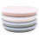 WeeSprout Pratos de Bambu, Silicone e Melamina com Tampas, Conjunto de 4, Design para Crianças 1