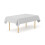 Pomp Silver 60 x 126 Premium Polyester Tablecloth  Wrinkle + Stain Resistant Easy care Fabric  Fits 6FT Rectangle Table 1